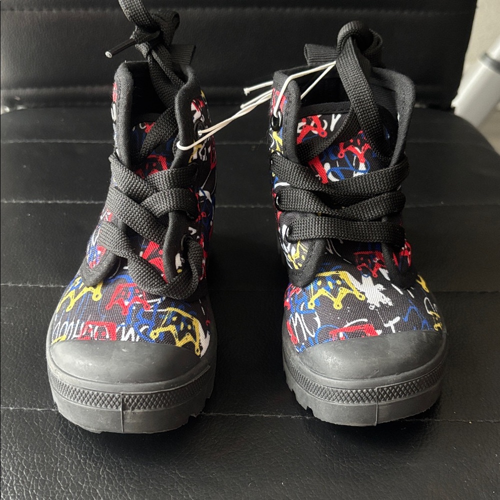 Colorful High-Top Sneakers for Kids